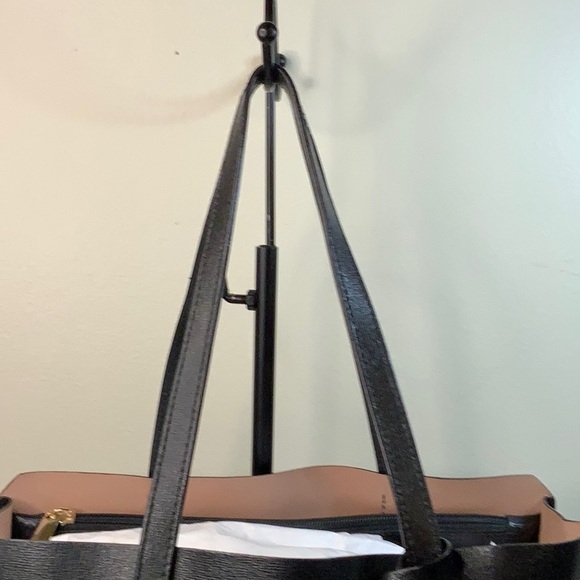 FURLA Sally Saffiano Leather Tote (EUC) Black - Picture 6 of 17